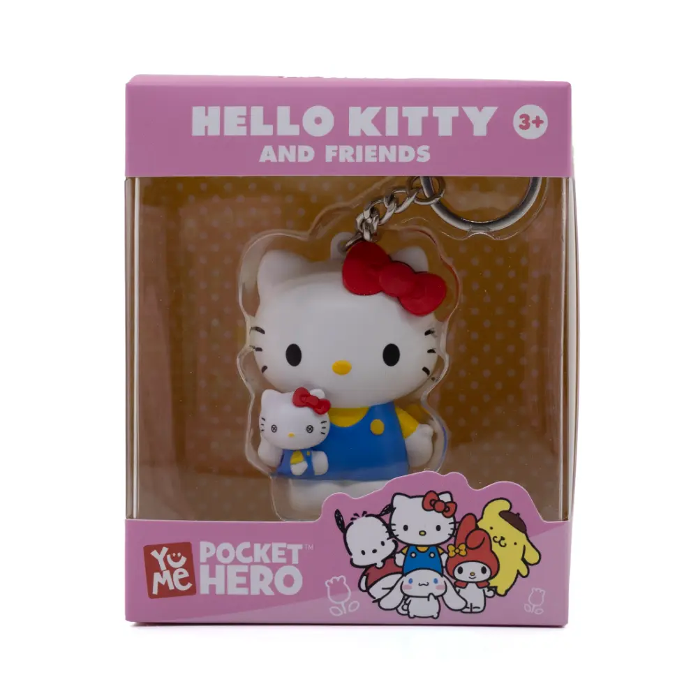 HELLO KITTY KEYCHAIN POCKET HERO PDQ12 WOC