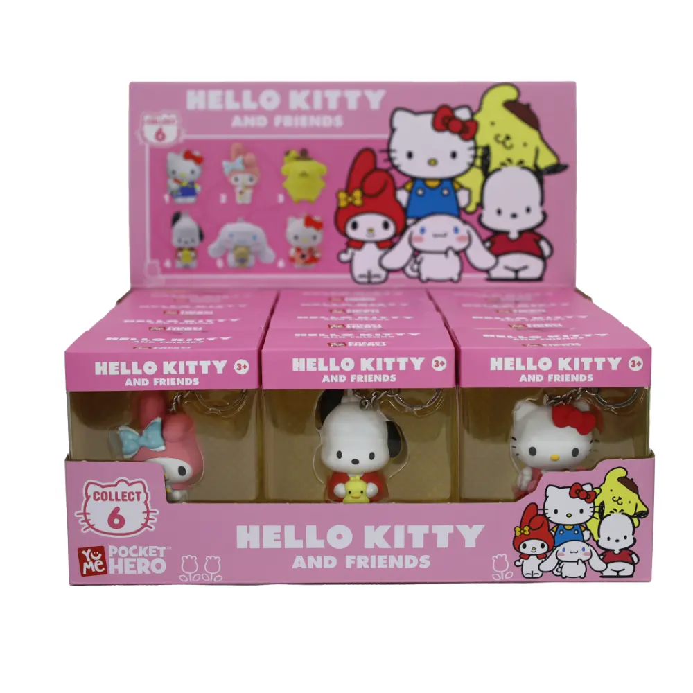 HELLO KITTY KEYCHAIN POCKET HERO PDQ12 WOC