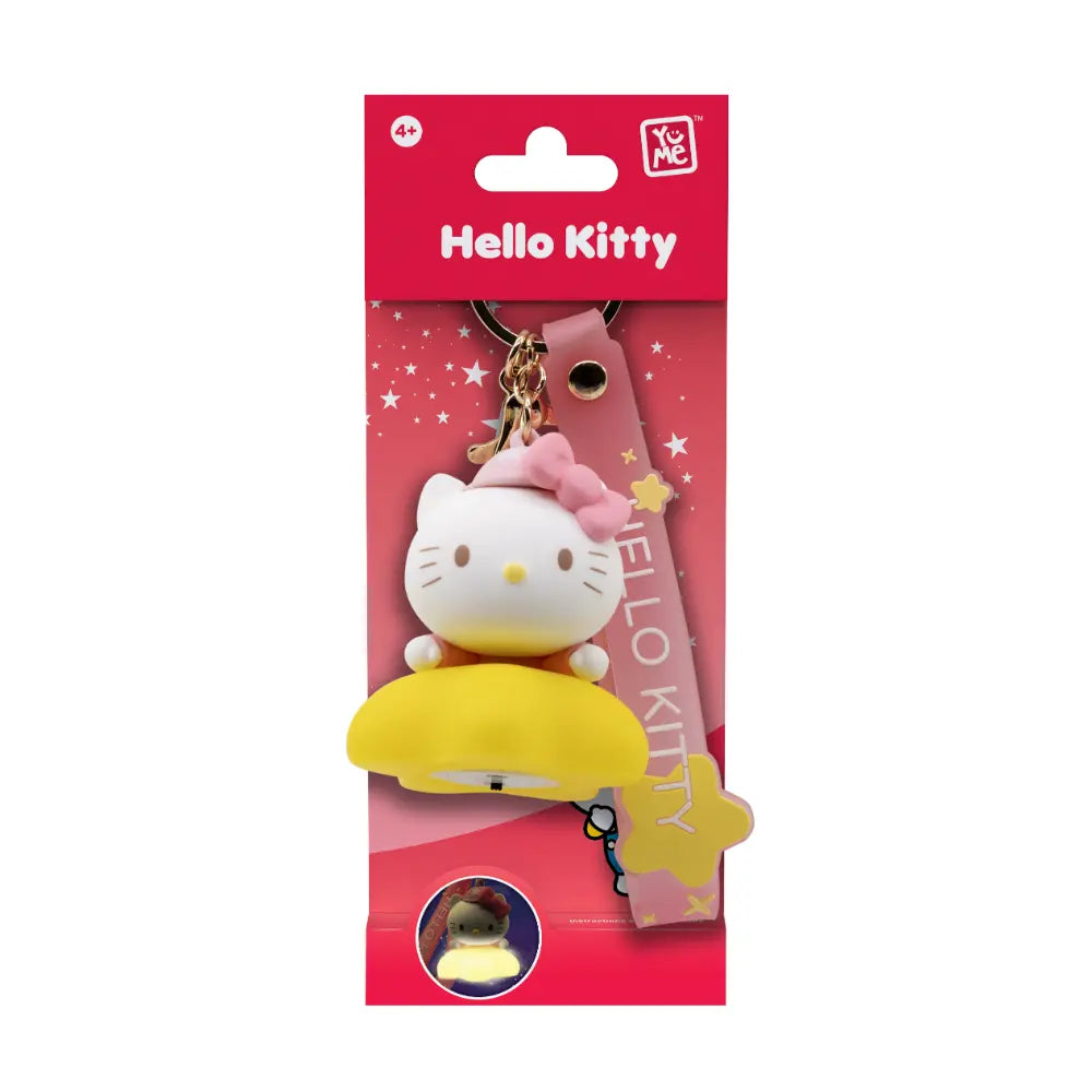 Hello Kitty Keychain Light Up Star