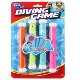 Kids Diving Stick Set 4 Pieces for Pool & Water Play