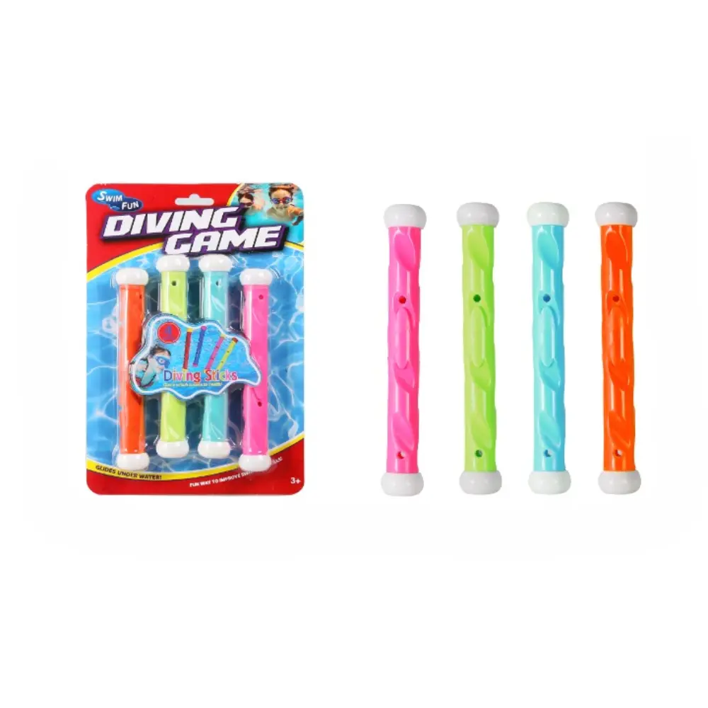Kids Diving Stick Set 4 Pieces for Pool & Water Play