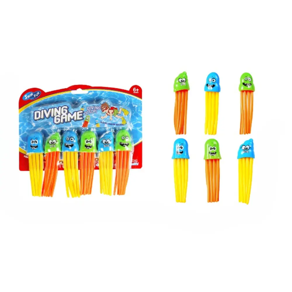 DIVING SPEEDY SQUID TOYS 6PIECES