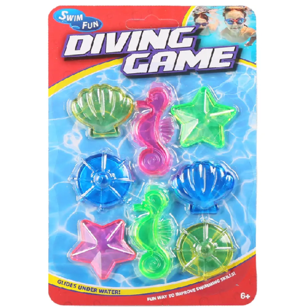 DIVING MARINE TOYS 8PIECES