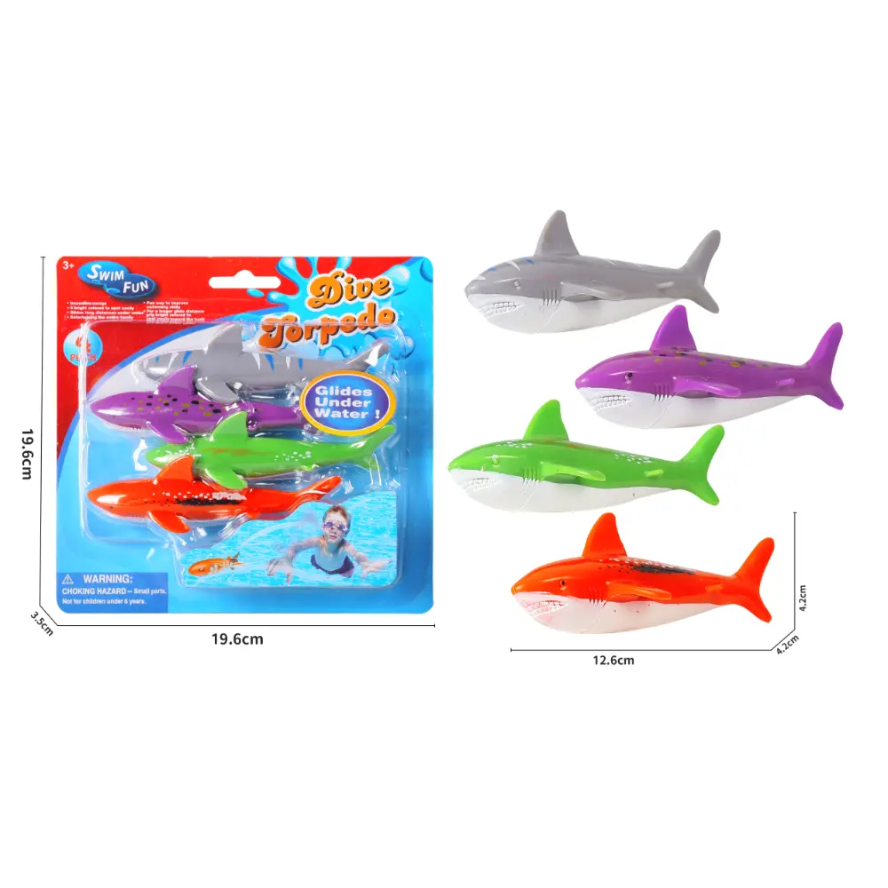 Diving Shark Toys 4-pieces