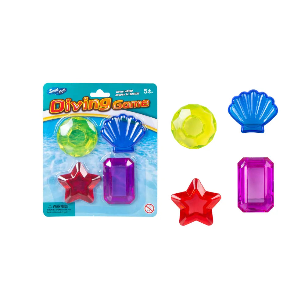 Diving Gemstone Toys 4-Pieces Set