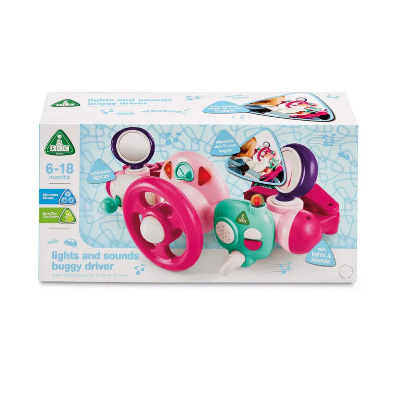 Early Learning Centre Light and Sound Buggy Driver Pink