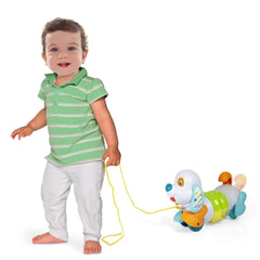 Clementoni Pull Along Dog for Baby Toddlers