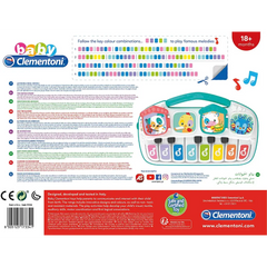 Clementoni Baby Animal Piano for Kids Battery Operated