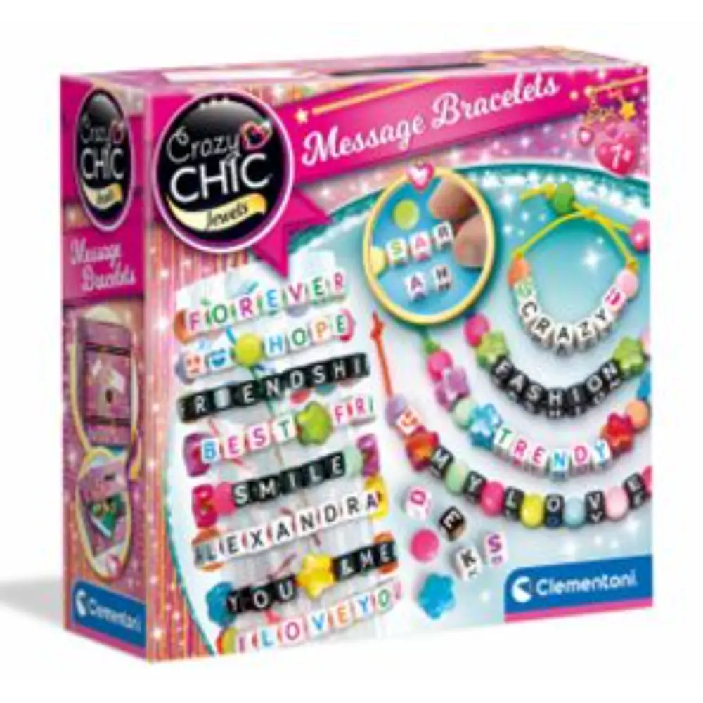 Clementoni Crazychic Message Bracelets