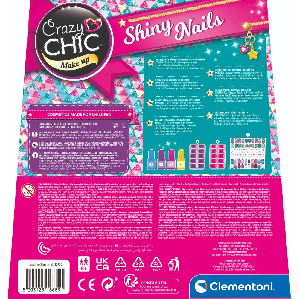 Clementoni Crazychic Shiny Nails