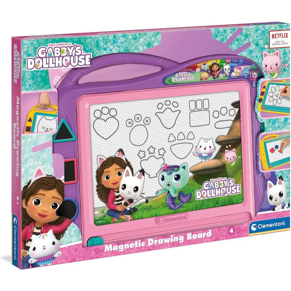 Clementoni Magnetic Drawing Board Gabby's Dollhouse