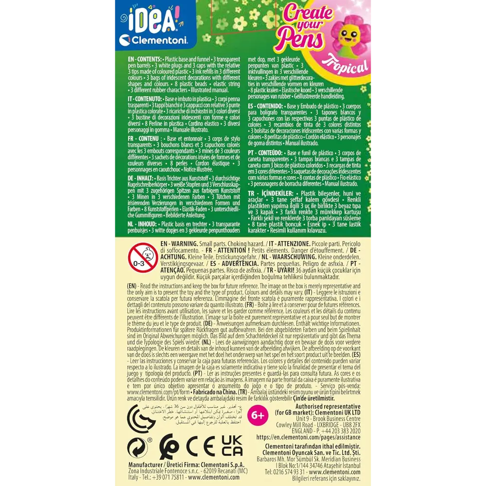 Clementoni طقم Idea Tropical لصناعة الأقلام
