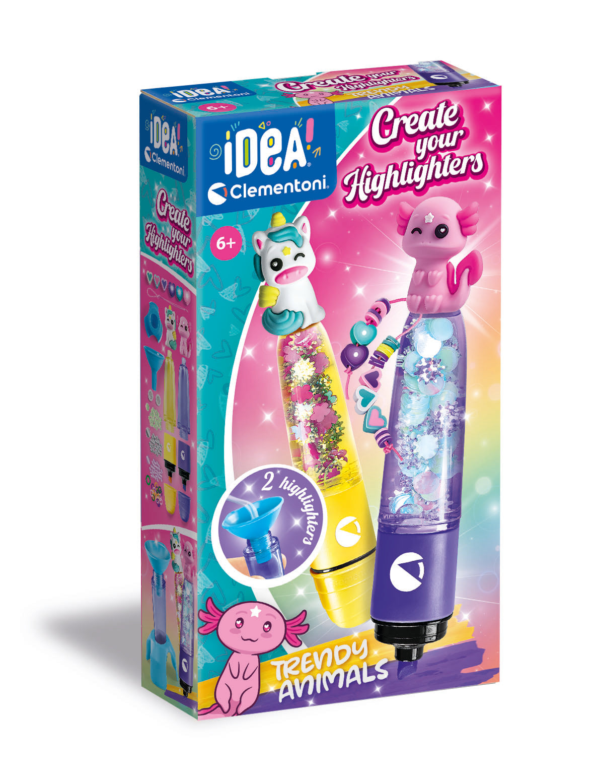 Clementoni Idea Trendy Highlighter Craft Kit for Kids