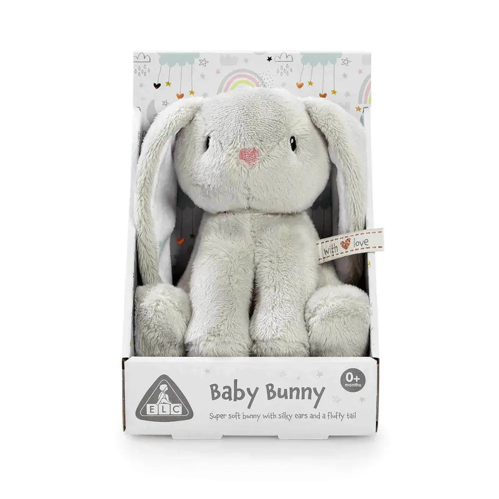 ELC Baby Plush Mini Bunny Boxed Grey