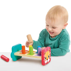 Early Learning Centre Classic Wood Hammer Bench
