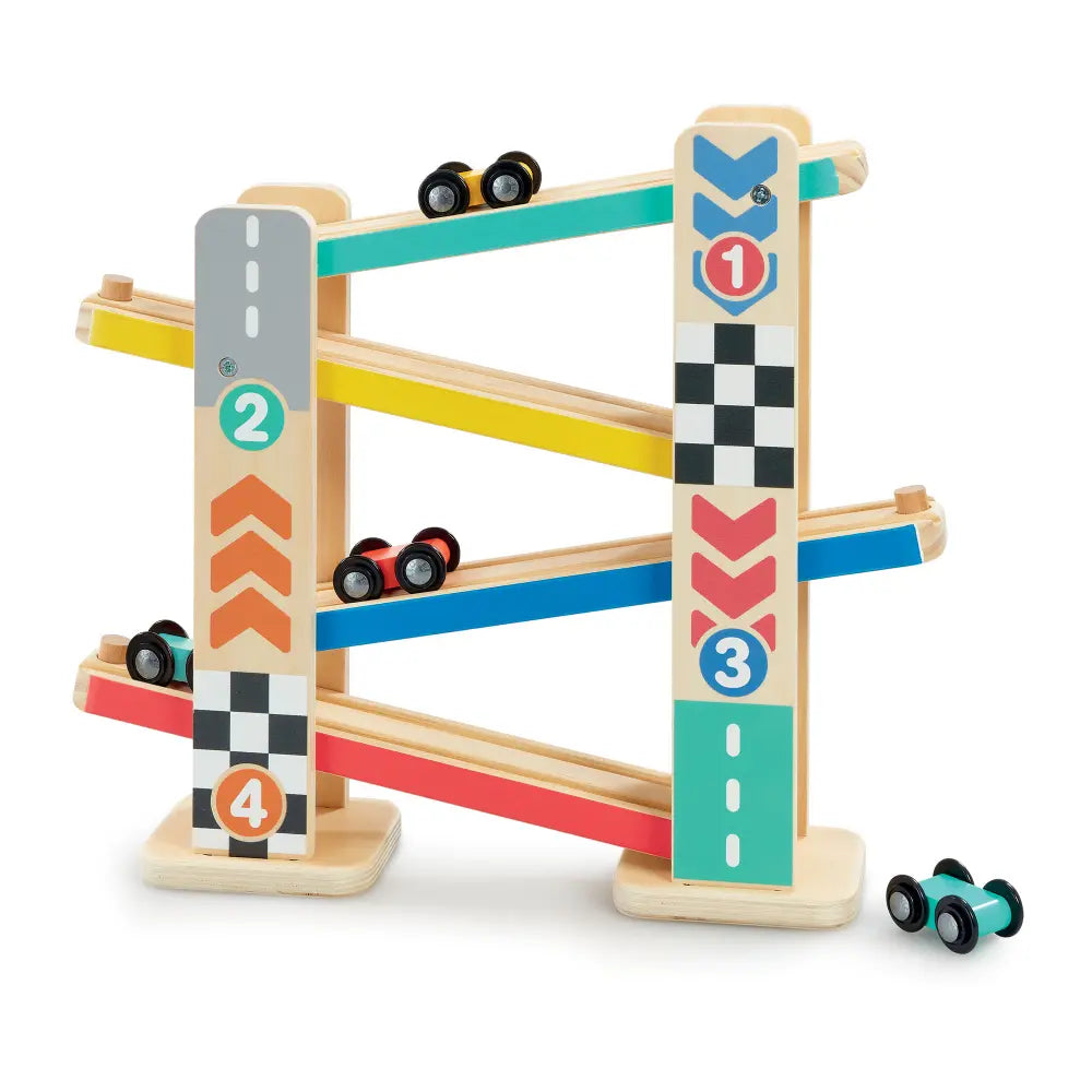 Early Learning Centre Classic Wood Click Clack Race Track