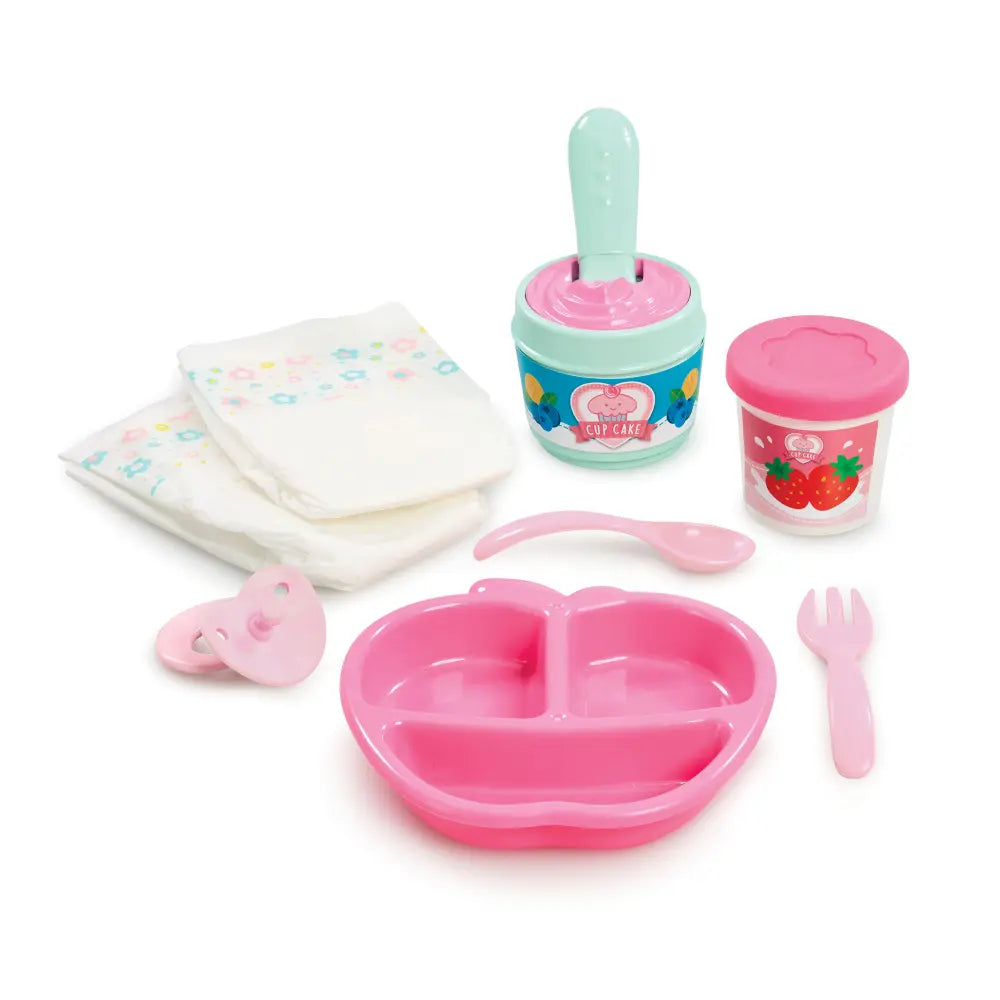 إيرلي ليرنينج سنتر – مجموعة وقت الطعام للدمية Cupcake Meal Time Set