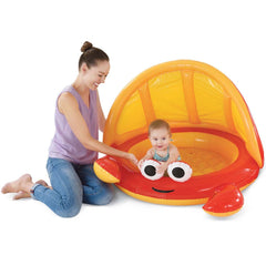 Early Learning Centre Outdoor Crab Baby Pool With Shade