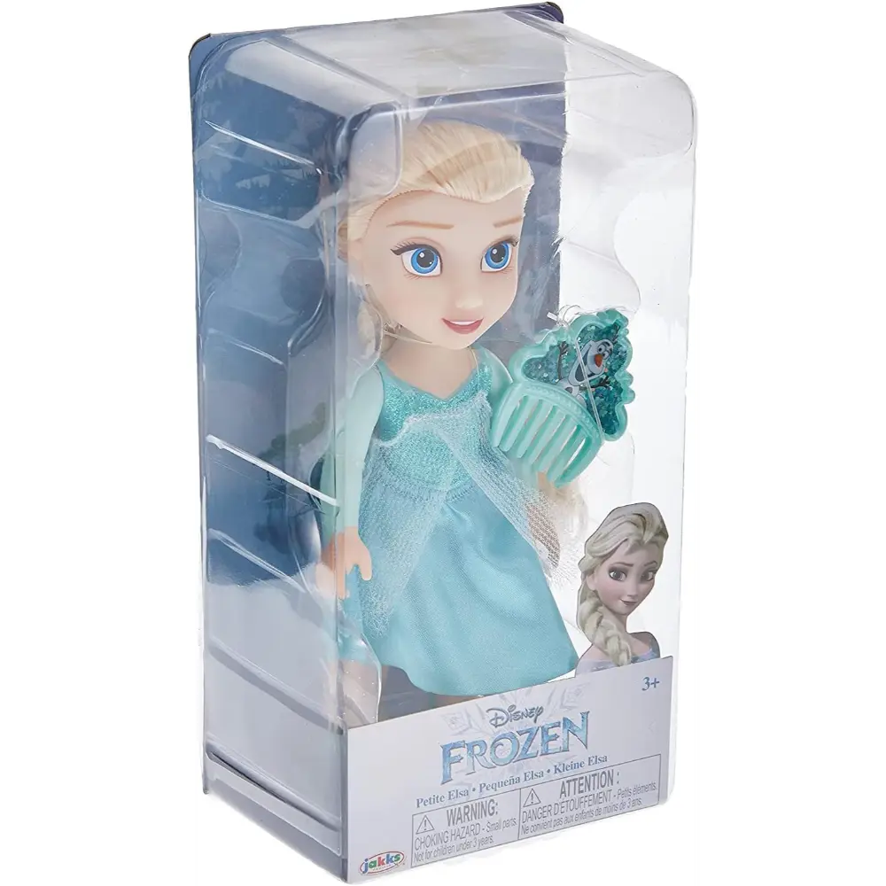 Disney Frozen 2 دمية إلسا الصغيرة مع مشط - متعددة الألوان