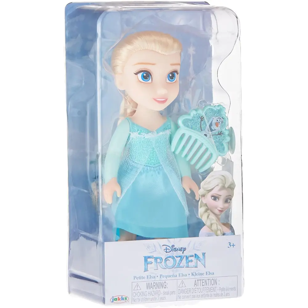 Disney Frozen 2 دمية إلسا الصغيرة مع مشط - متعددة الألوان