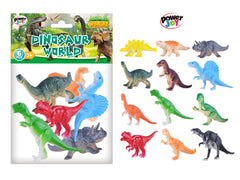 Powe Joy Animal Worldz Dinosaur 4 Inches 6-Pieces Set