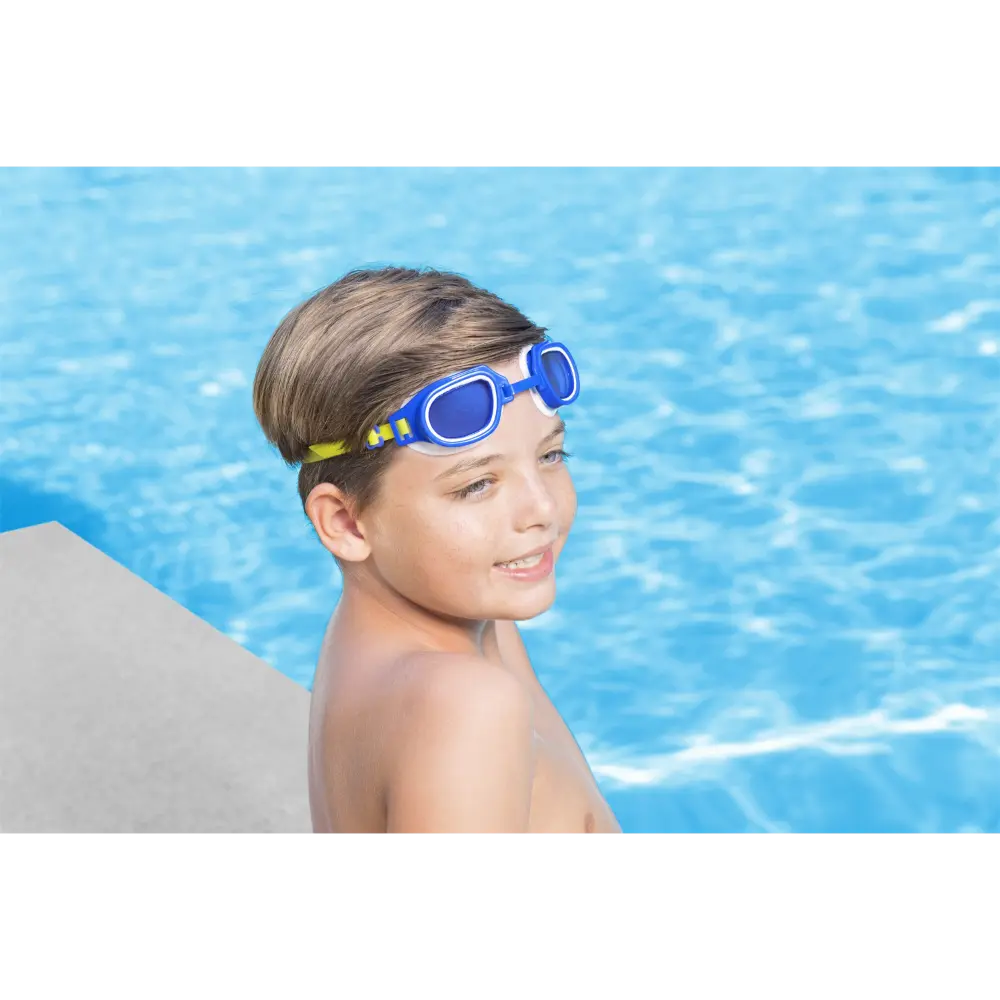 Bestway Hydroswim Lil Champ Goggles With UV Protective Coating, 100% Latex Free