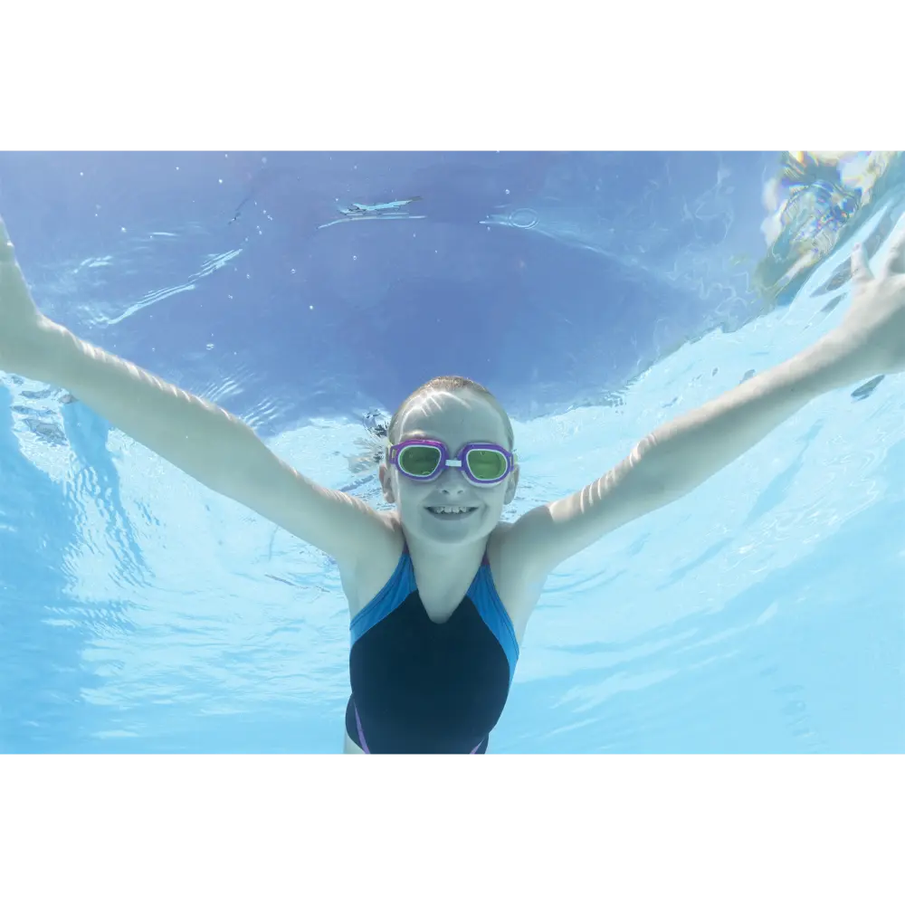 Bestway Hydroswim Lil Champ Goggles With UV Protective Coating, 100% Latex Free