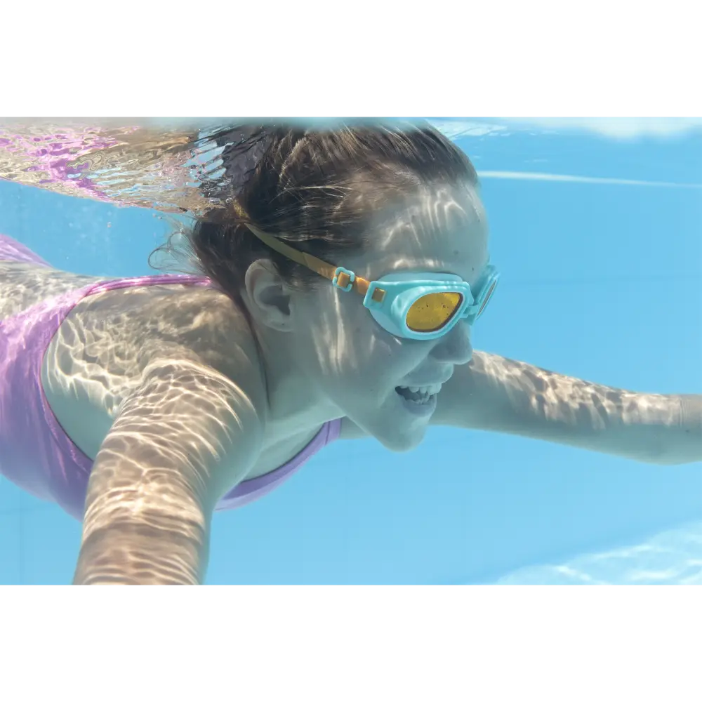 Bestway Hydroswim Lil Champ Goggles With UV Protective Coating, 100% Latex Free