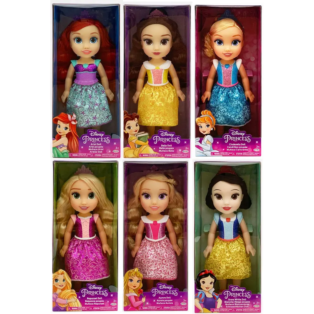 Disney Princess Value Doll  Hard Bodice 15-Inch, 6 Assortment