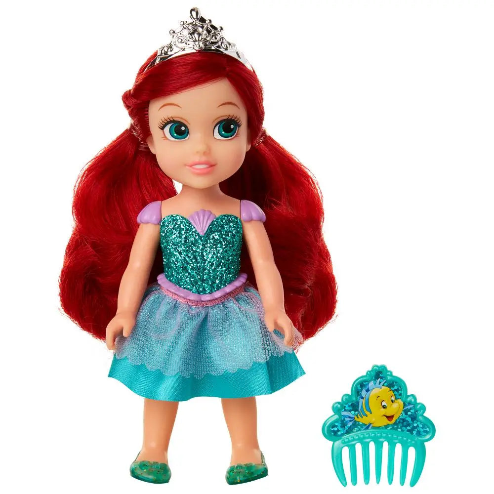 Disney Princess Petite 6-Inch Dolls Glitter Bodice 4Assortment