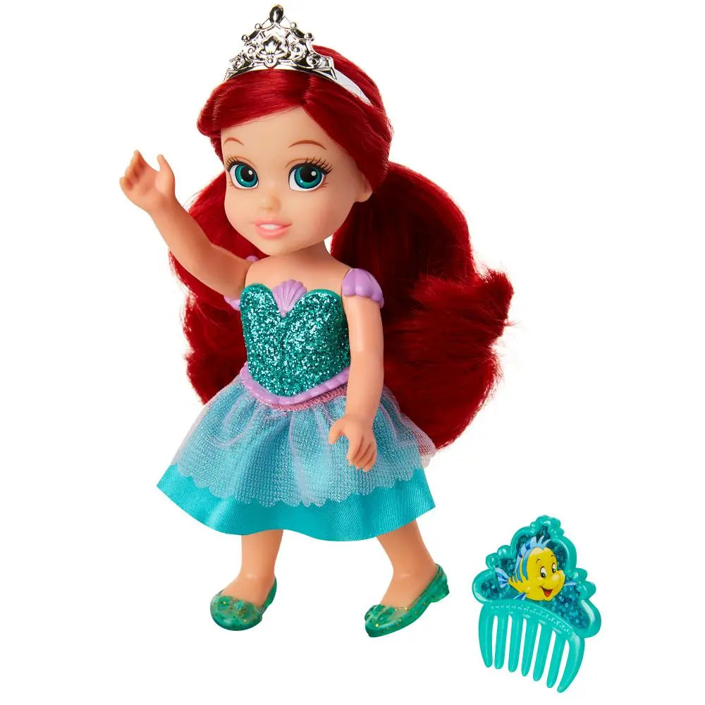 Disney Princess Petite 6-Inch Dolls Glitter Bodice 4Assortment