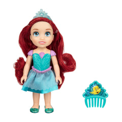 Disney Princess Ariel Petite Doll Collectible with Styling Comb 6 Inch
