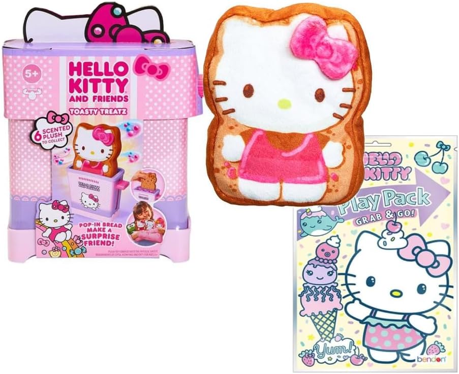 Cookeez Makery Hello Kitty Toasty Treatz Collectible Plush Toys