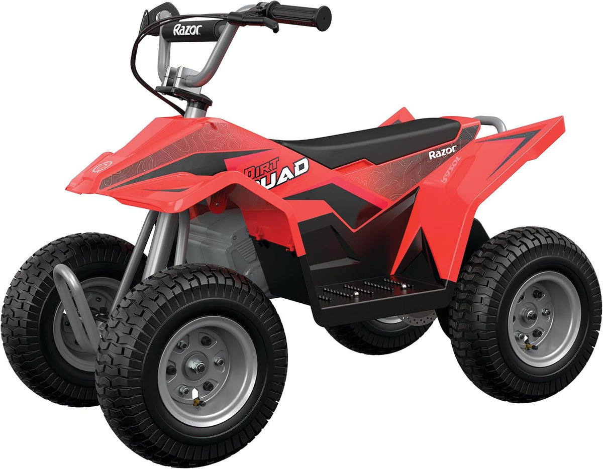 Razor Dirt Quad Red Electric 4 Wheeler Ride-ons for kids 13Km/Hr