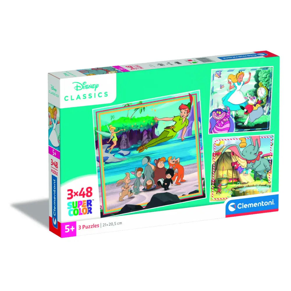 Clementoni Puzzle Disney Classics 3X48pcs