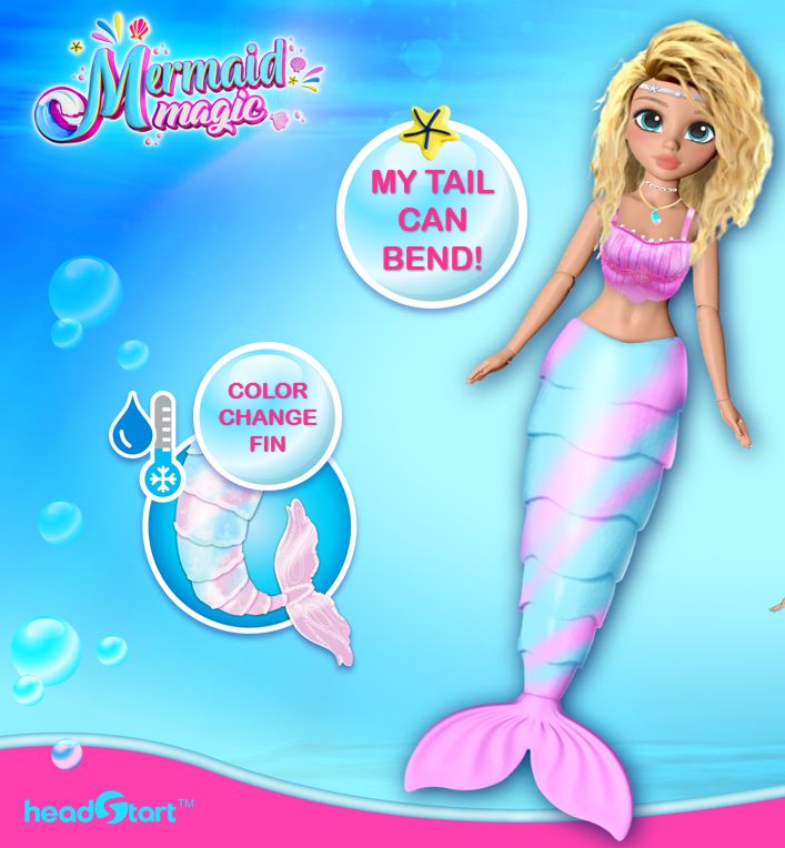 Mermaid Magic Doll 9 Inch Assortment - Sold per piece