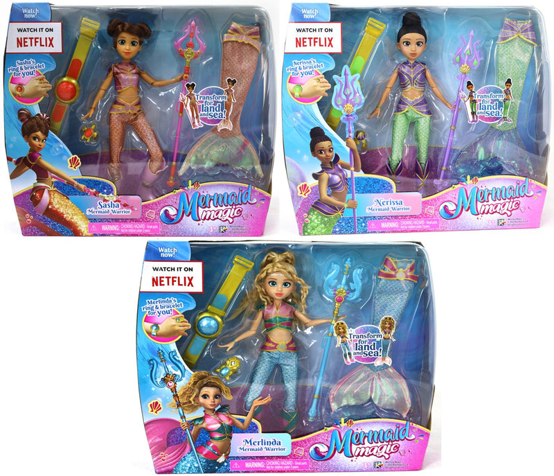 Mermaid Magic Warrior Transformation 2-in-1 Assortment - Sold per piece
