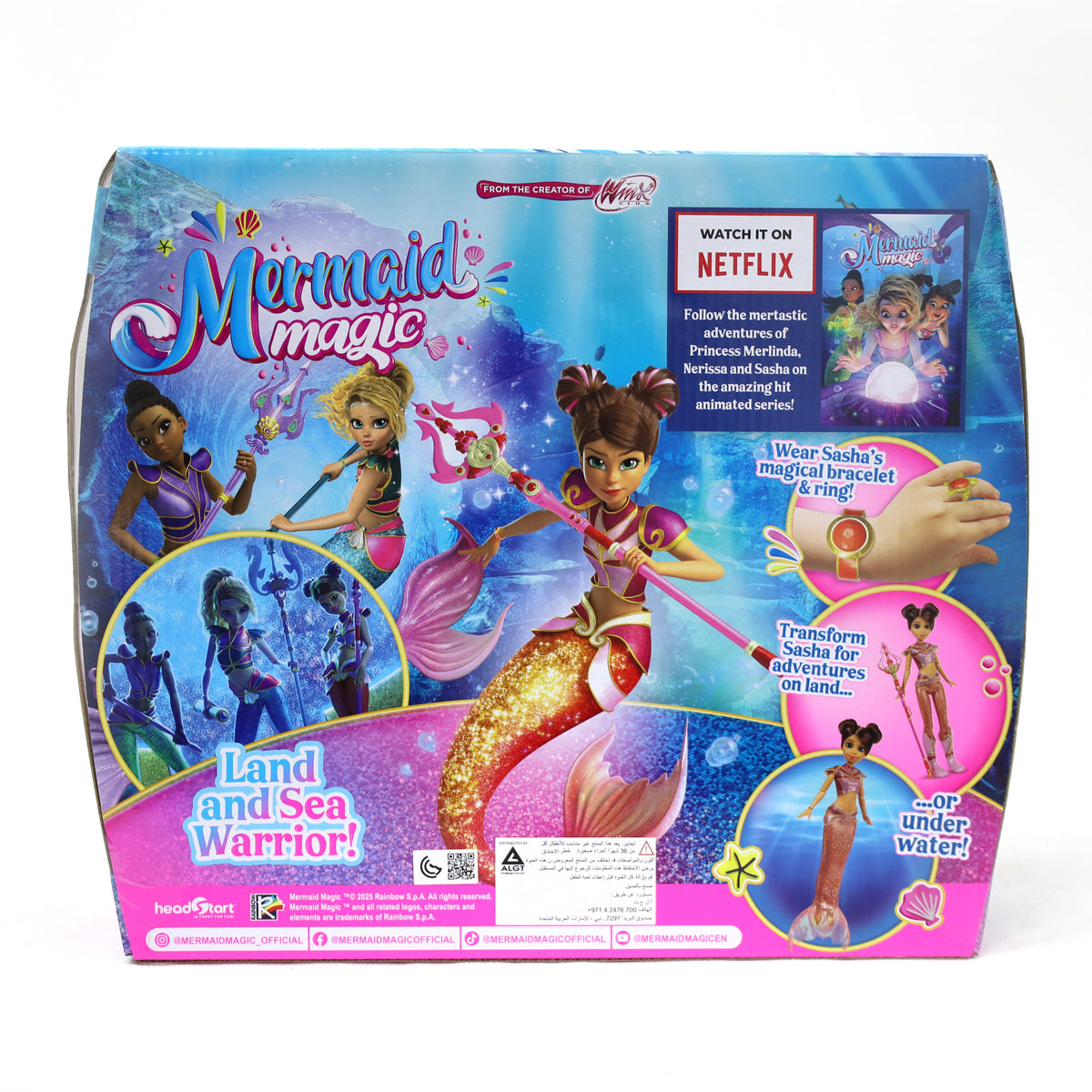Mermaid Magic Warrior Transformation 2-in-1 Assortment - Sold per piece