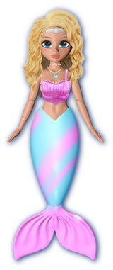 تشكيلة دمى Mermaid Magic ذات الحركة باللف بحجم 5.5 بوصة – قطعة واحدة