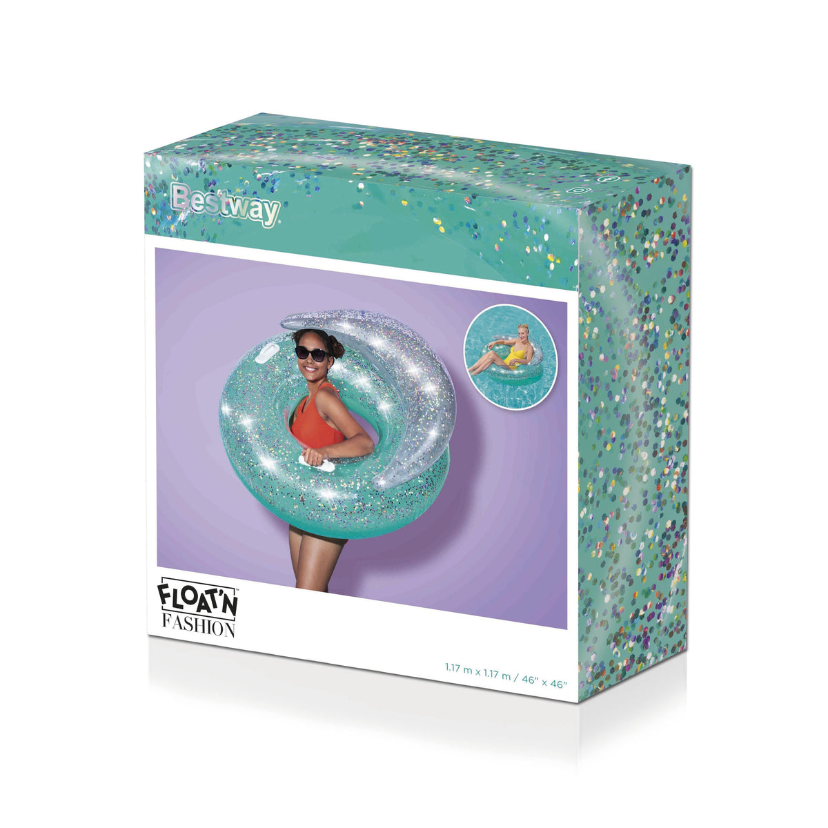 Bestway Glitter Dream Swim Tube 46x46/1.17M