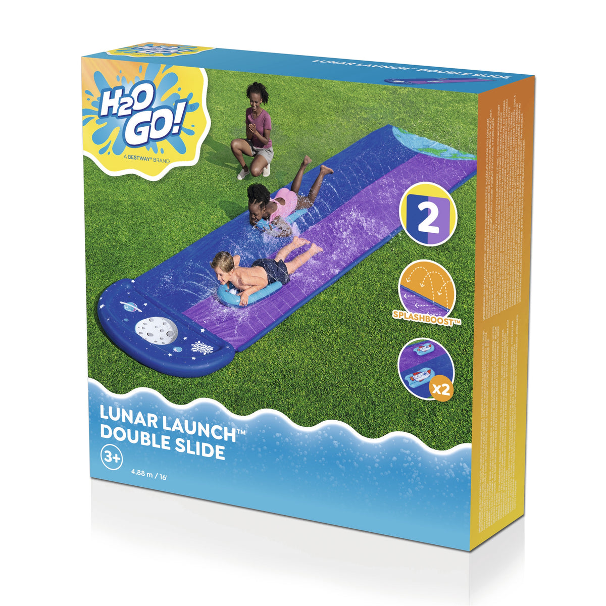 Bestway H2O GO Slide Lunar Launch 488cm