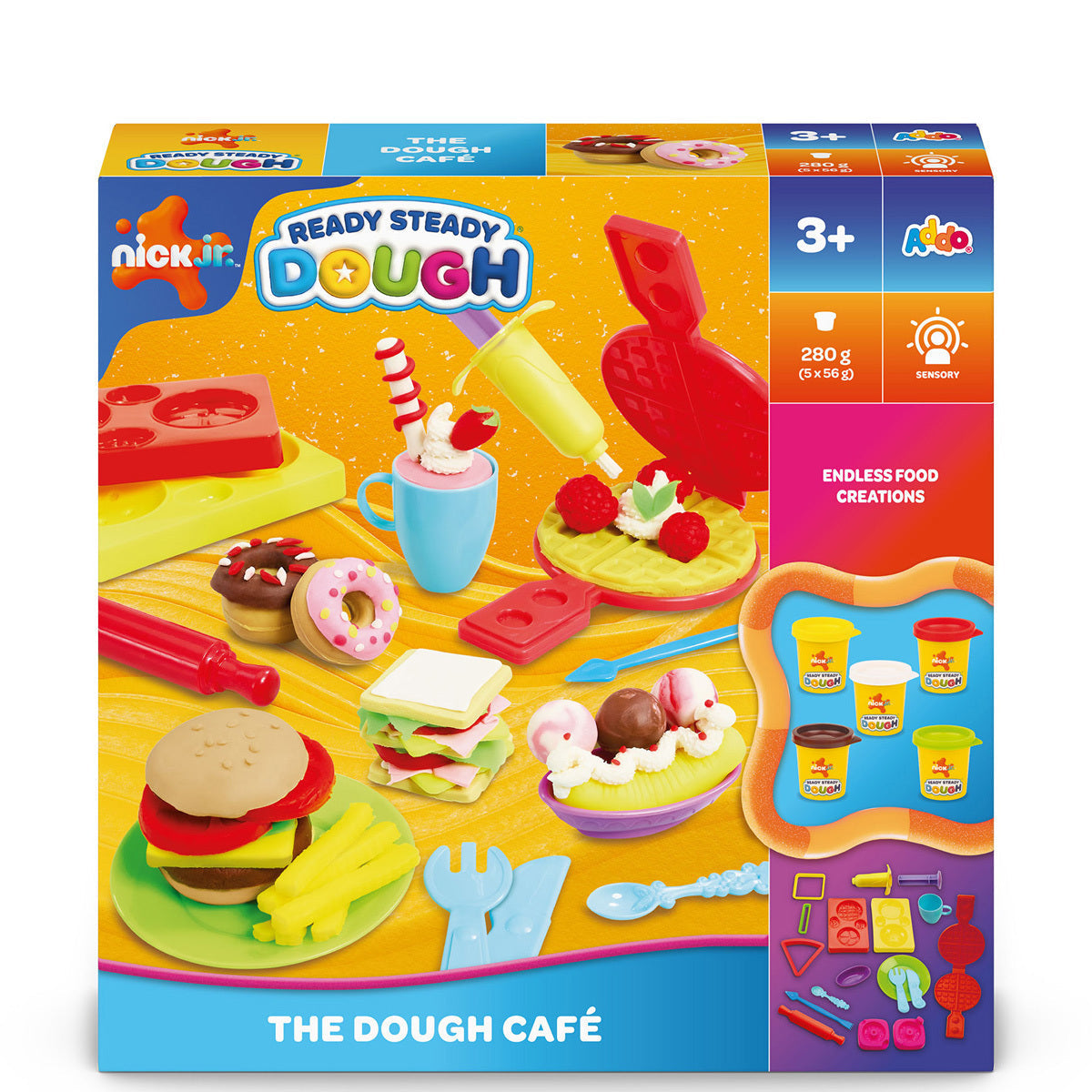نيك جونيور Ready Steady Dough مجموعة لعب مقهى العجينة