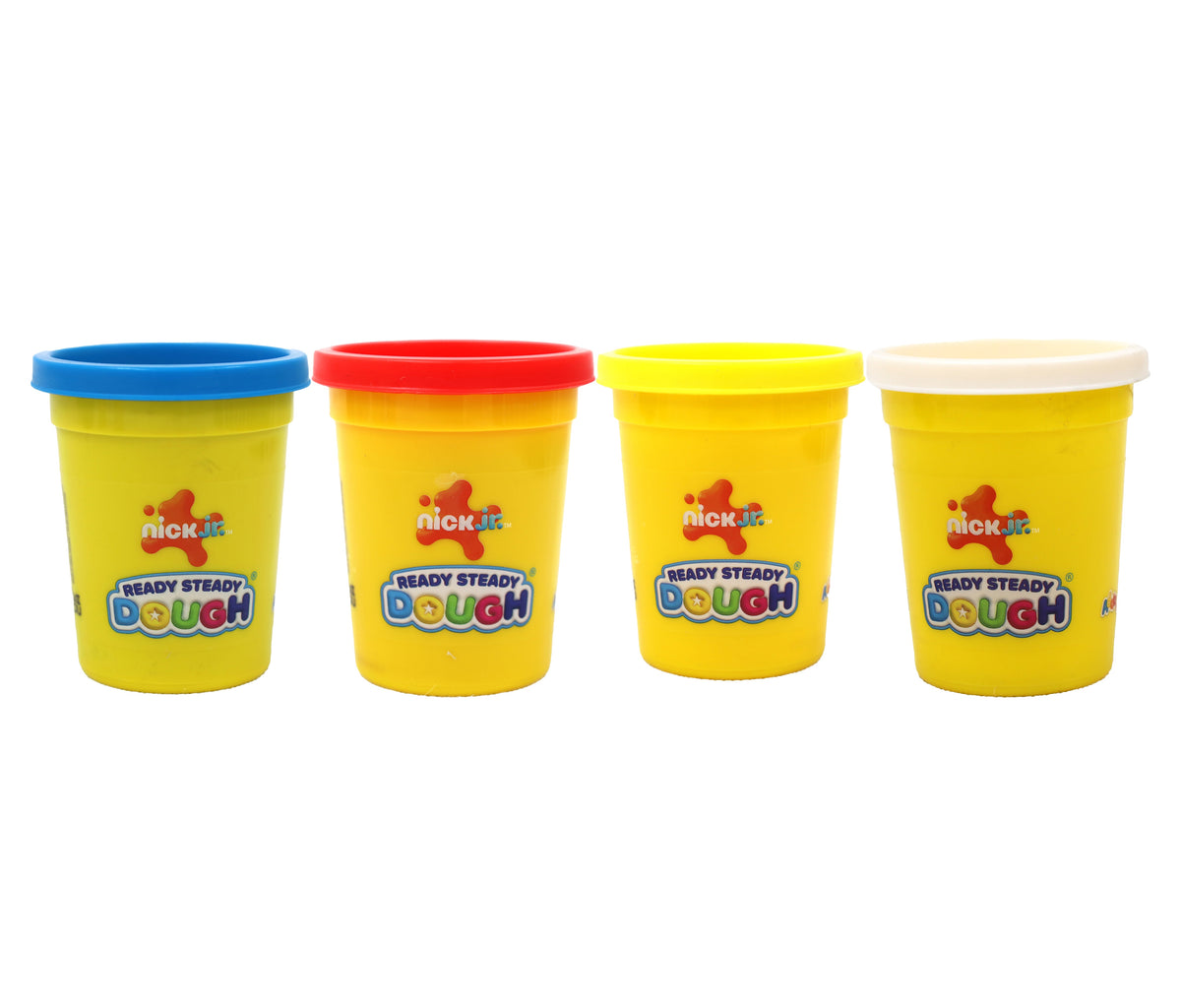 Nickelodeon ReadySteady Dough 4 Jumbo Pots 4x114g