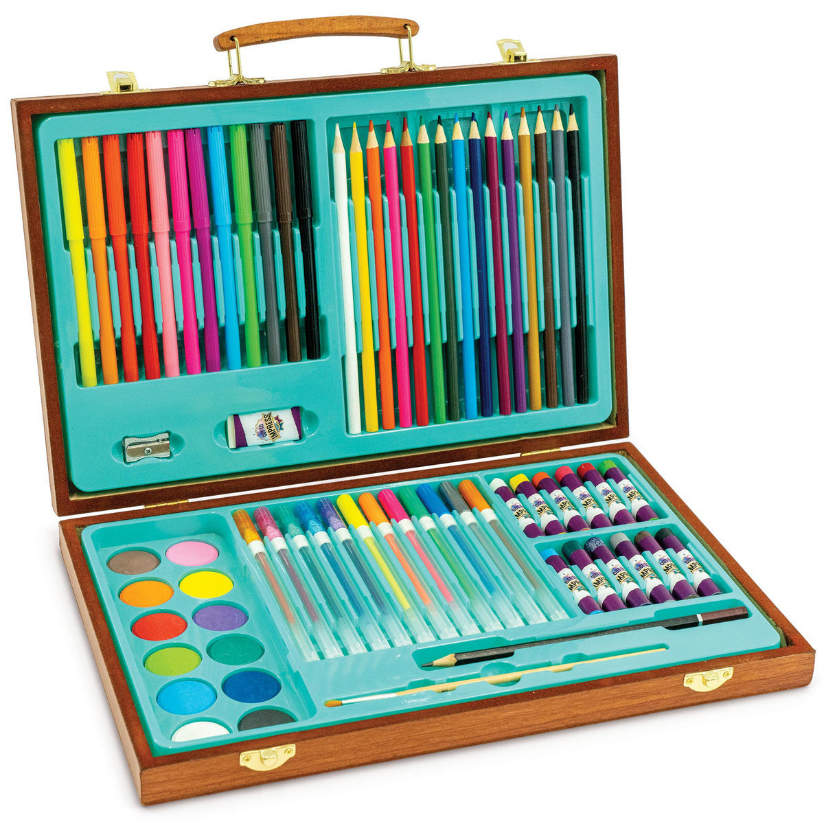 ADDO Out To Impress Wooden Art Case 76-pieces