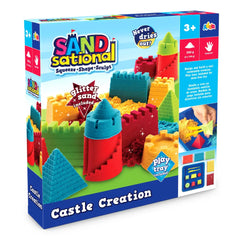 Sandsational Castle Creation with Colourful Sand 500g