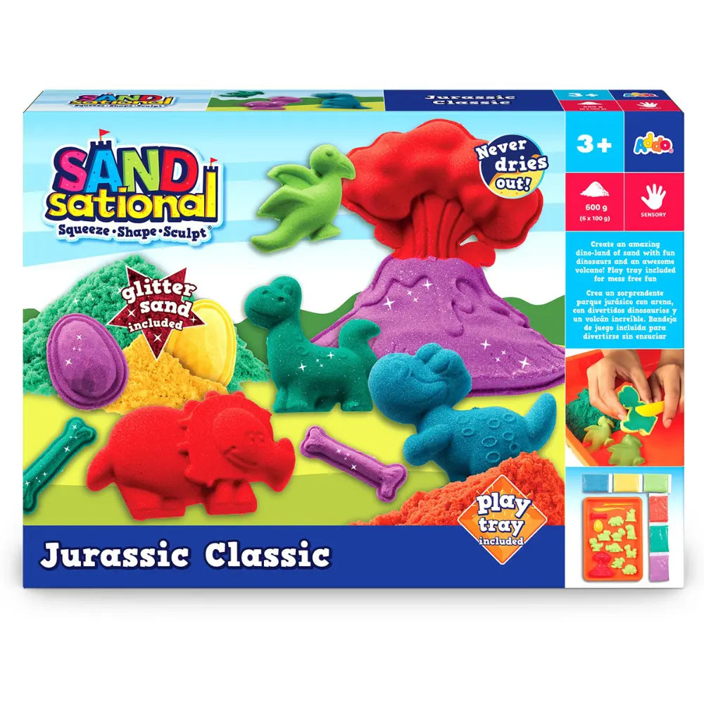 Sandsational Jurassic Classic with Colourful Sand 600g