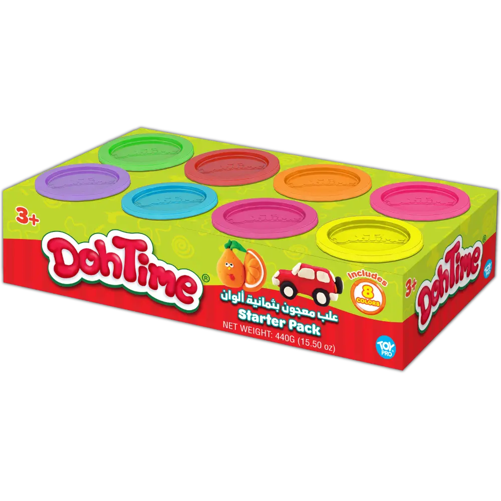 DohTime Brkight Colors 8 pack 2 Oz