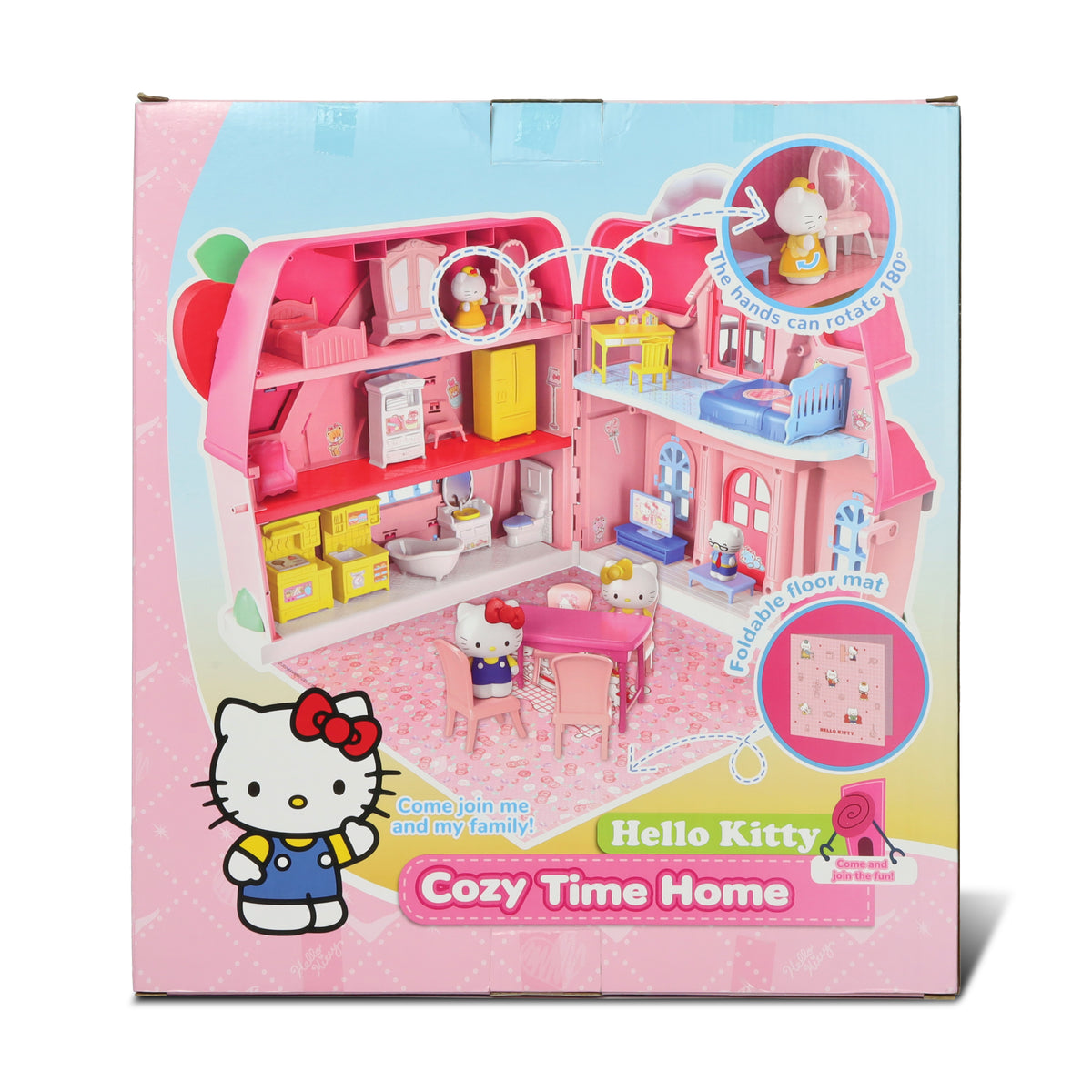 طقم منزل Hello Kitty Cozy Time للعب التخيلي وتمثيل الأدوار للأطفال الصغار