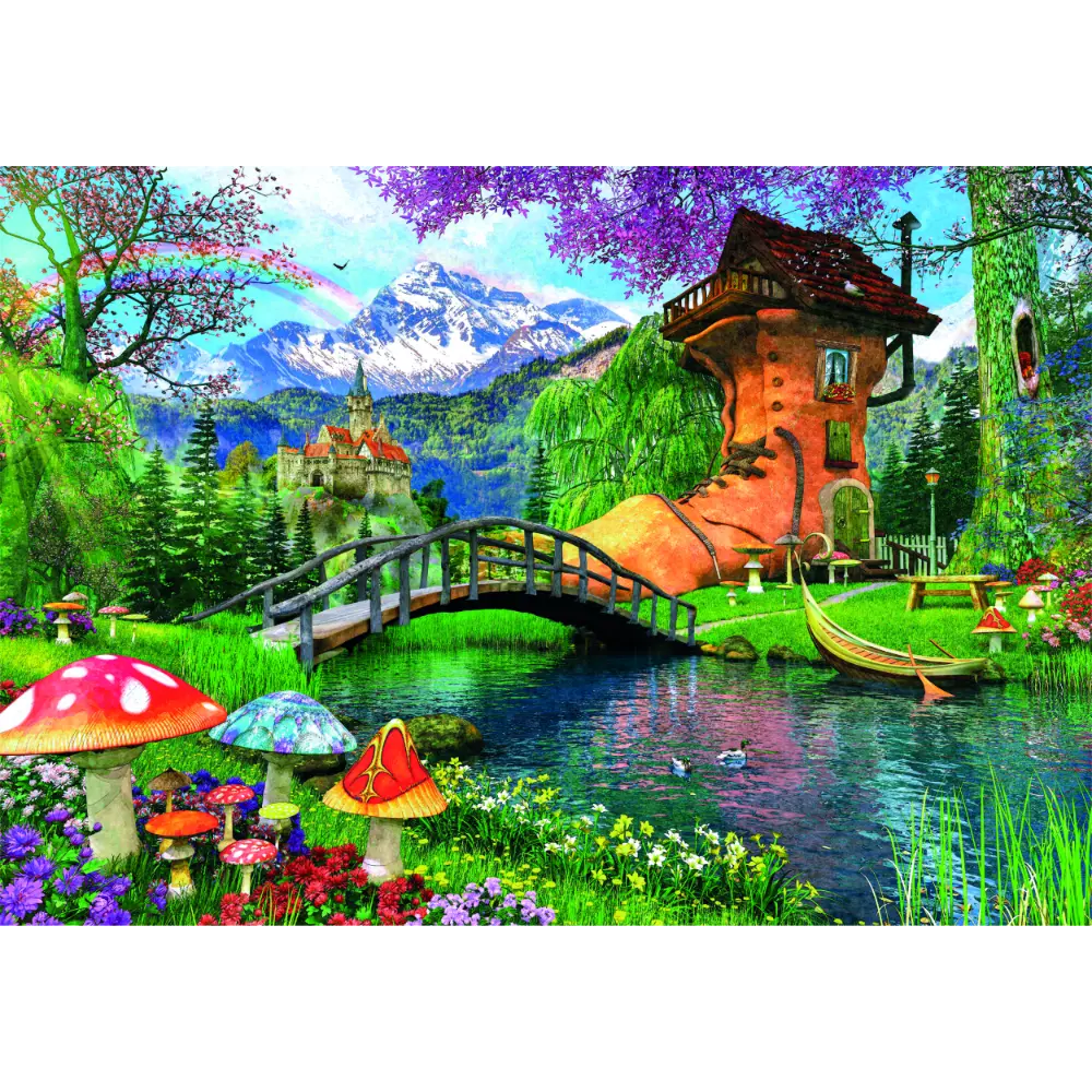 Clementoni Puzzle High Quality Collection Old Shoe House 500-pcs