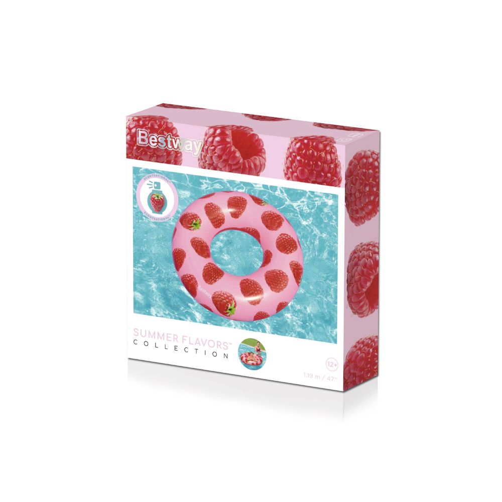 Bestway Scentsation Rasberry Swimring 119cm